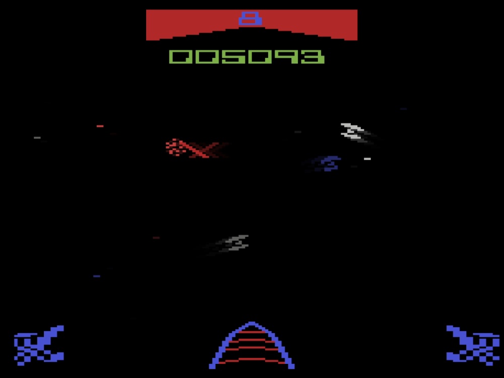 Gameplay of Star Wars: The Arcade Game for Atari 2600